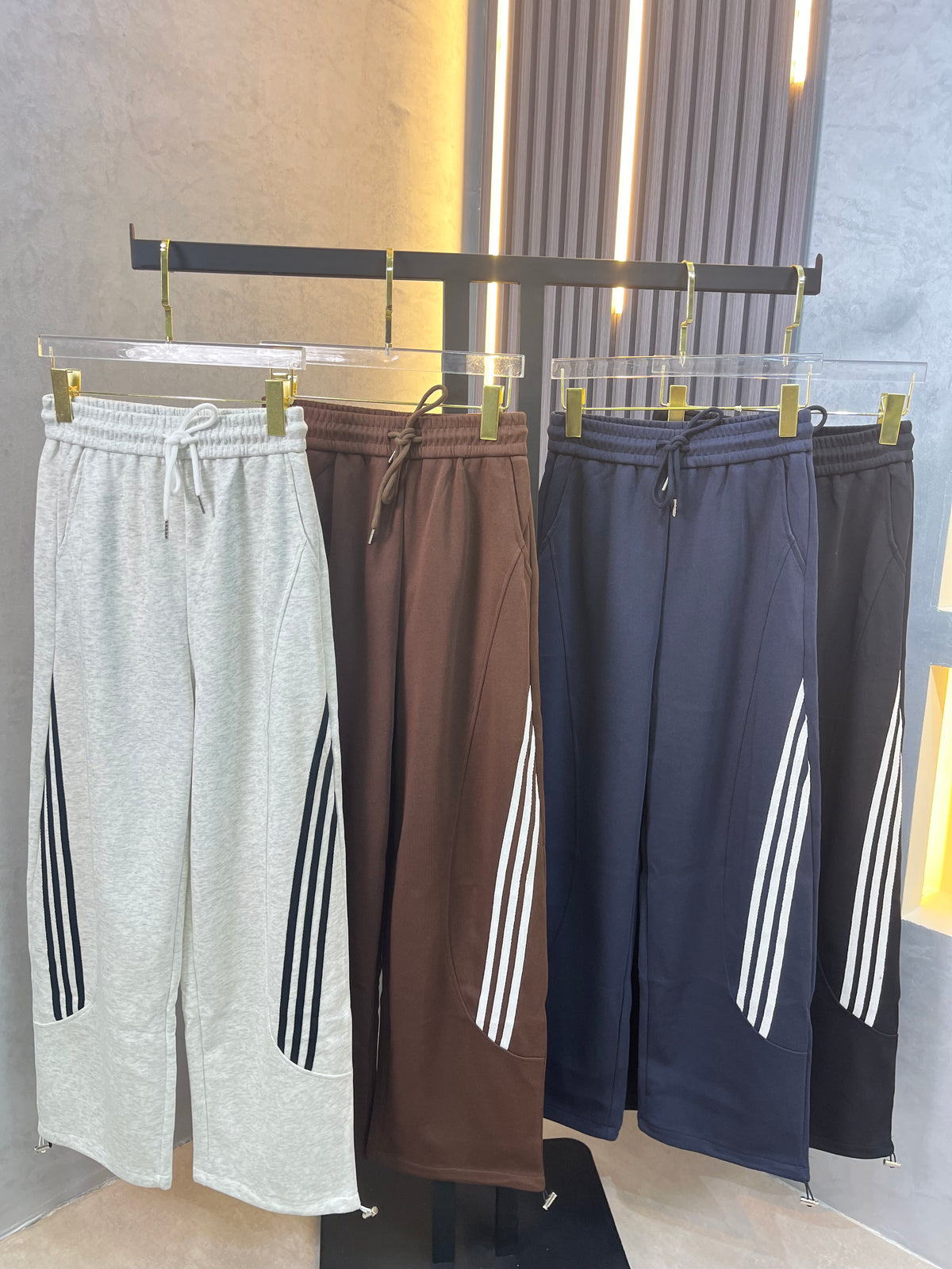 Wide Leg Cotton Sweatpants