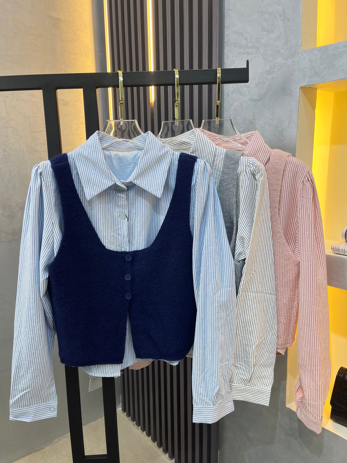 Twins Chemise With Vest
