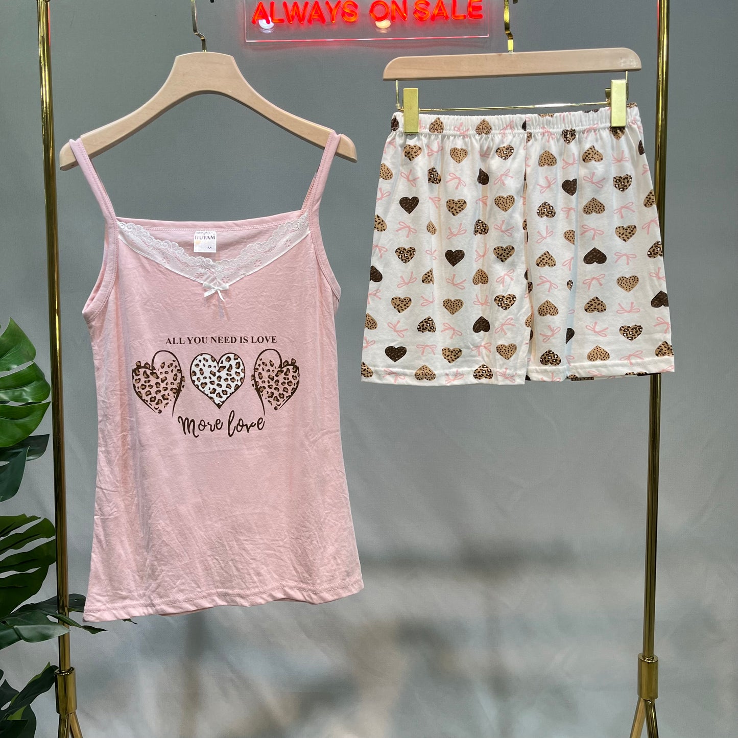 Short Cotton Pajamas