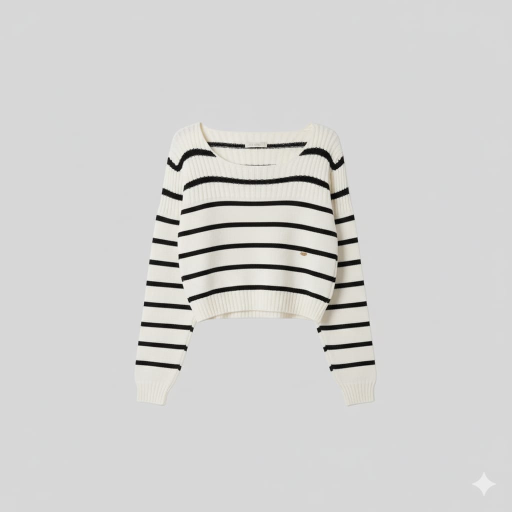 Stripe Wool Top