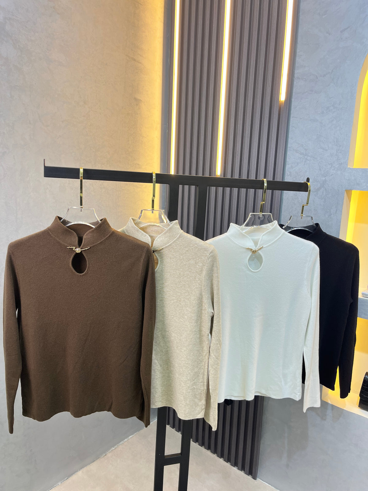 Modern Chinese Knit Top