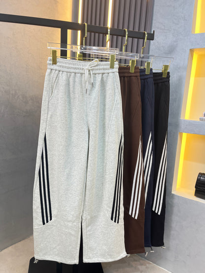 Wide Leg Cotton Sweatpants
