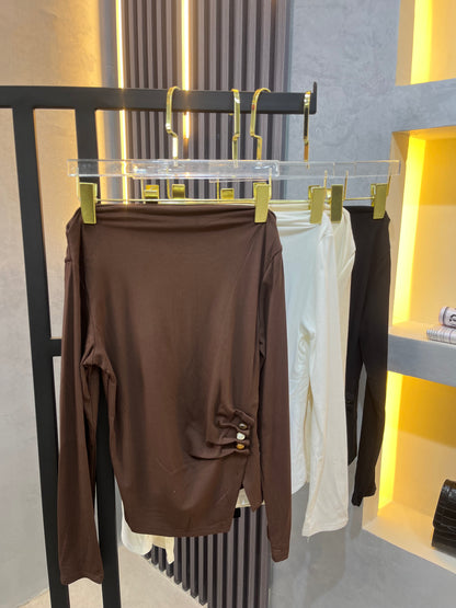 Off Shoulder Cotton Top