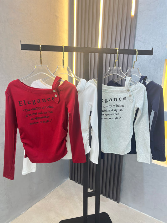Slim Fit Cotton Tops