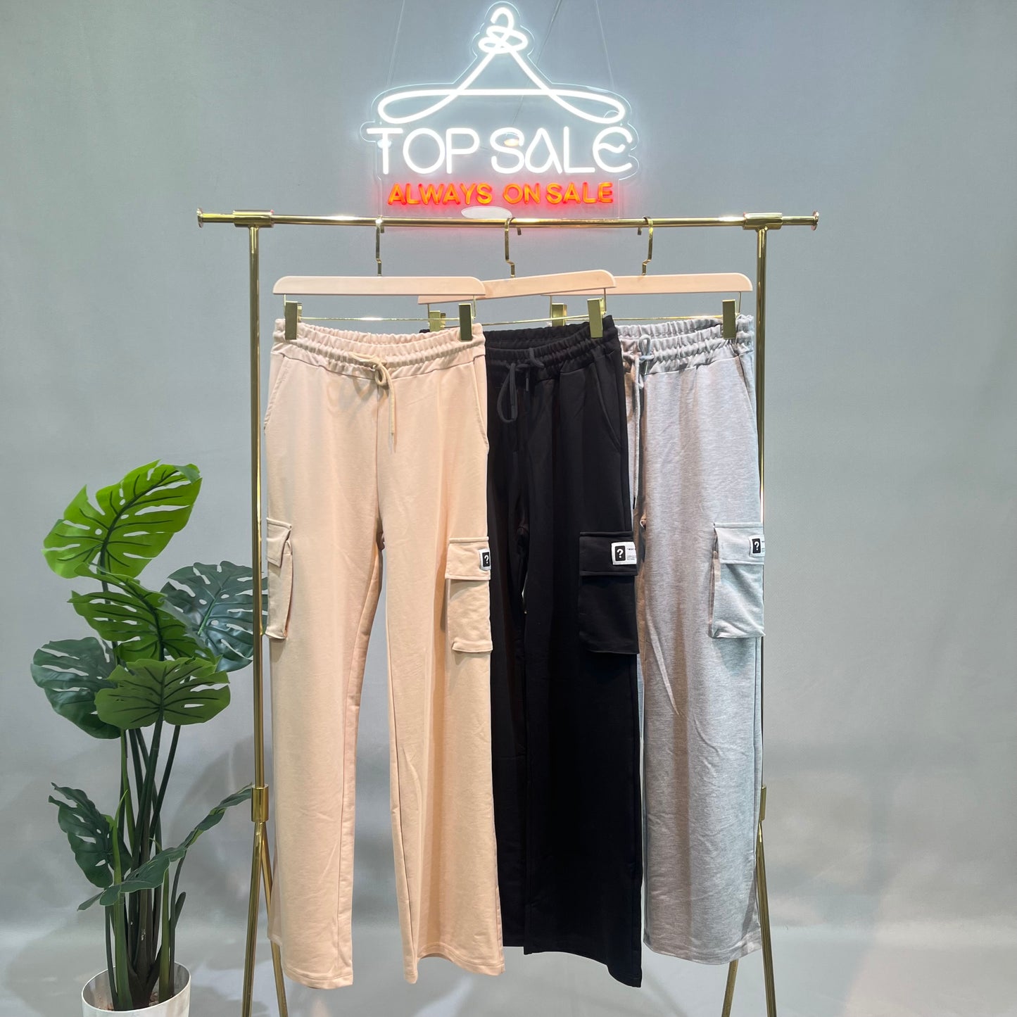 Cargo Cotton Sweatpants