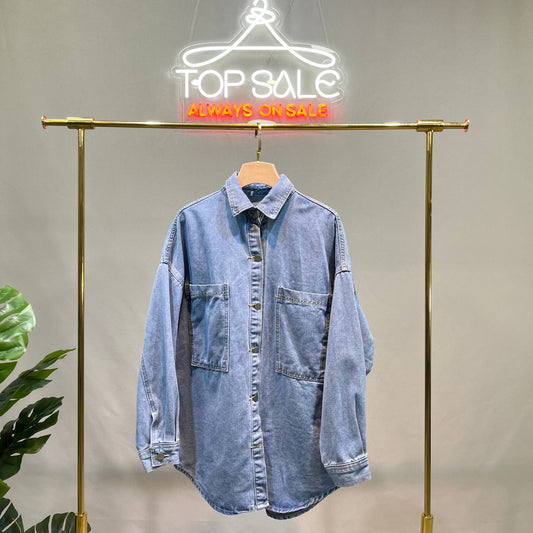 Denim chemise