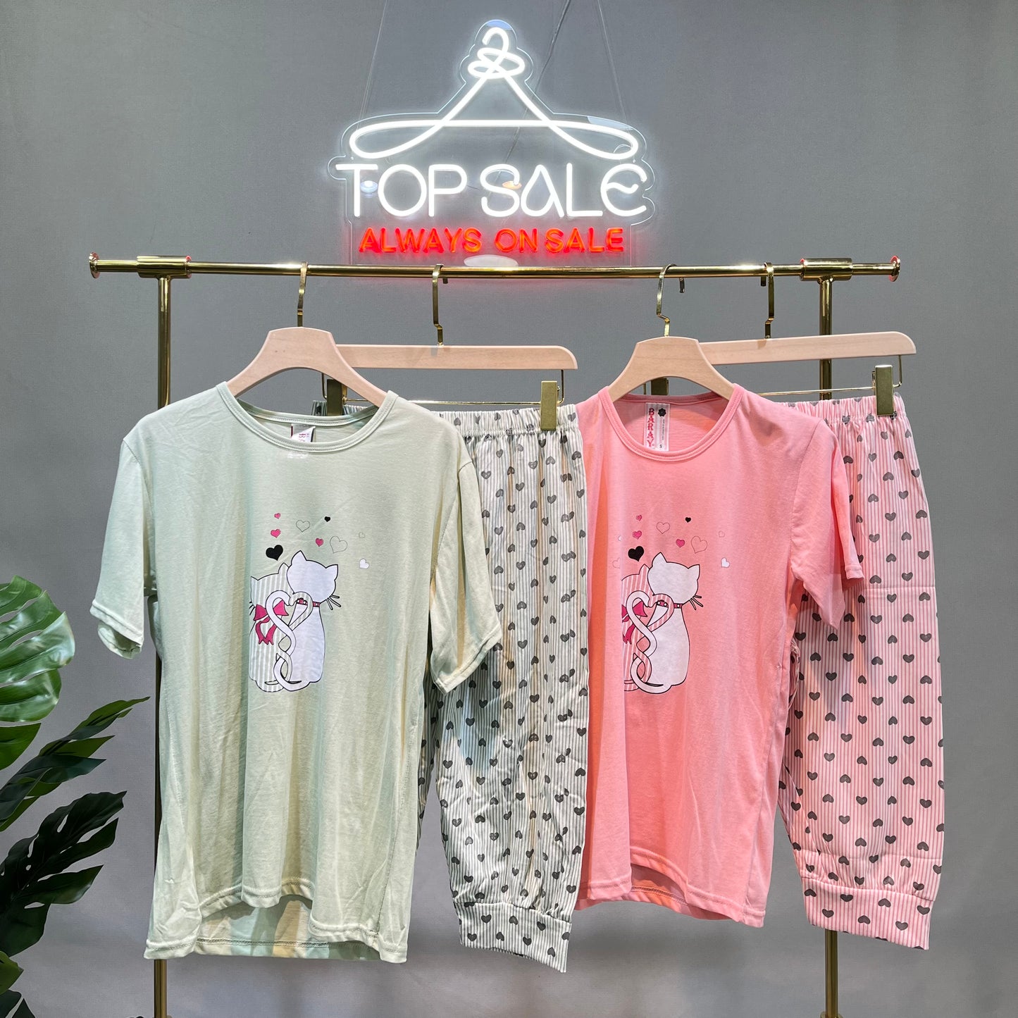 Cotton Pantacour Pajamas
