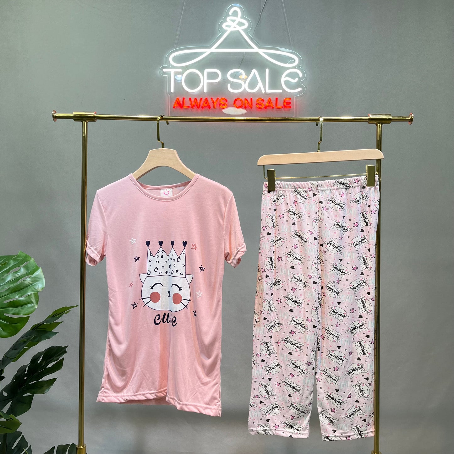 Cotton Pantacour Pajamas