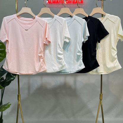 Cotton Slim Tshirt With Necklace