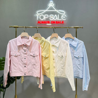 Cropped Linen Chemise