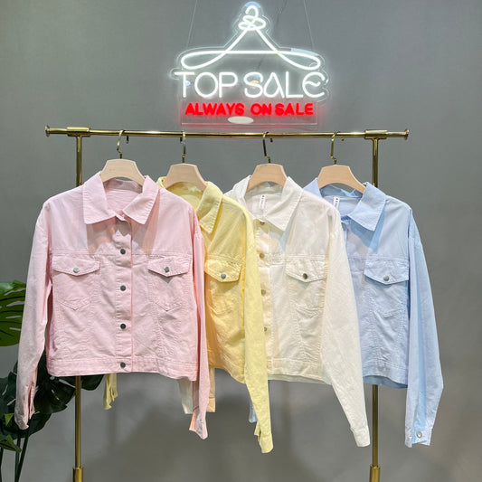 Cropped Linen Chemise