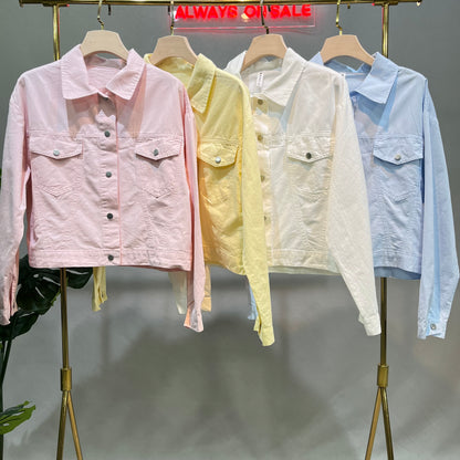 Cropped Linen Chemise