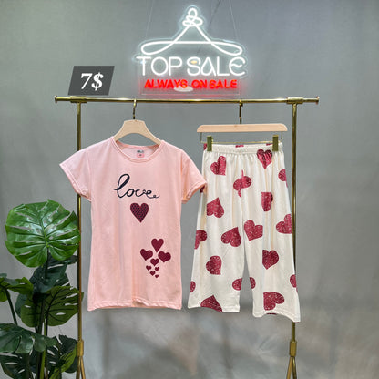Cotton Pantacour Pijamas