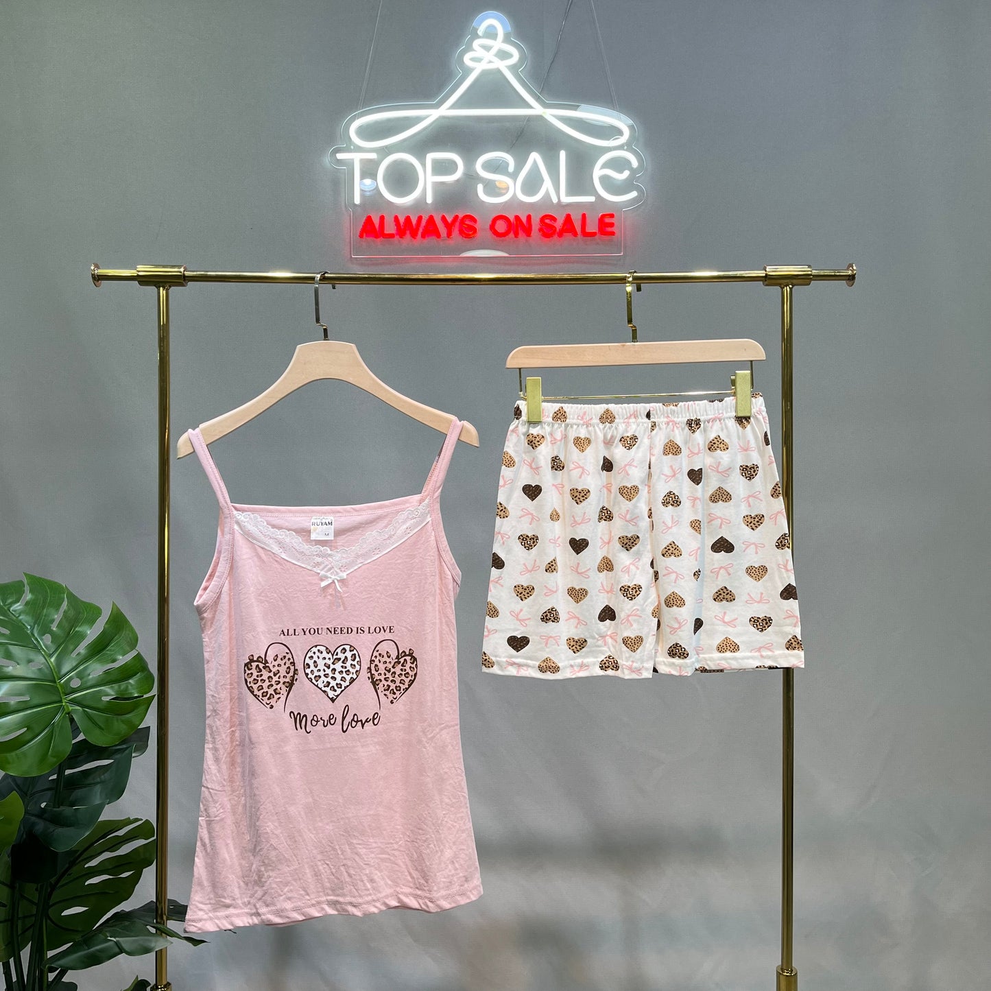 Short Cotton Pajamas