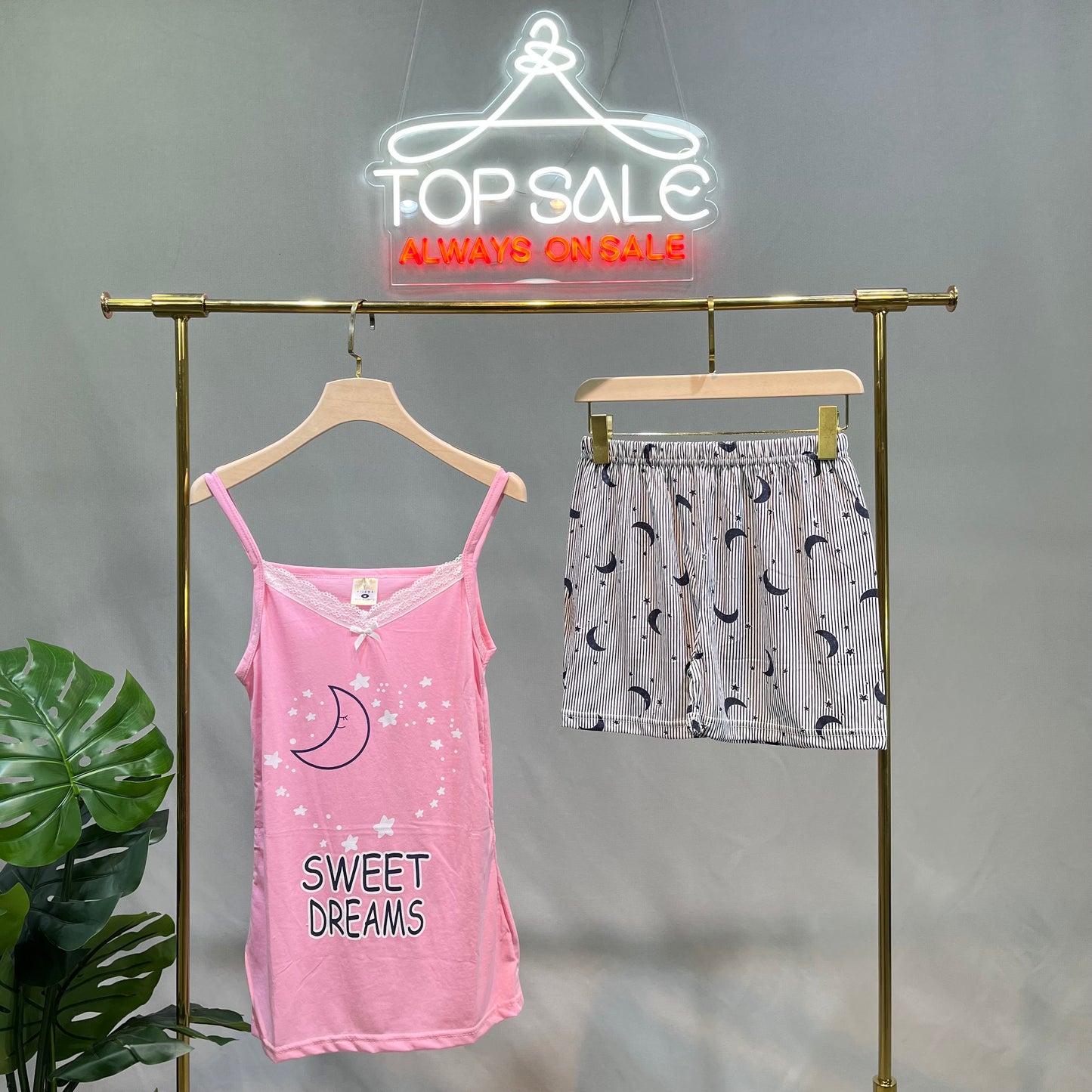 Short Cotton Pajamas