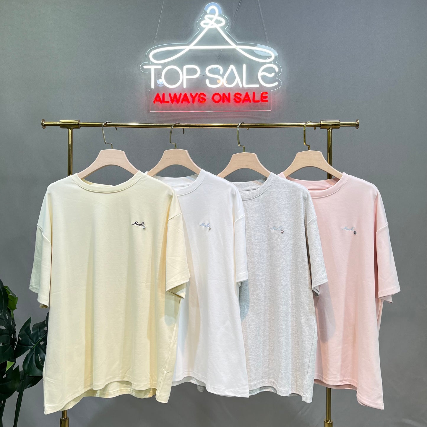 Oversized Cotton Tops