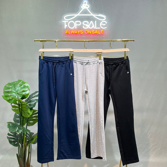 Wide Leg Cotton Sweatpants