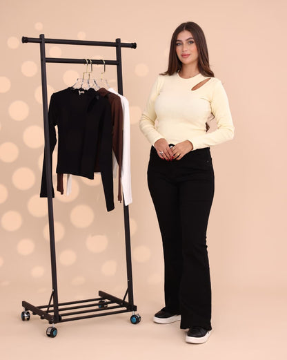 Long Sleeve Basic Cotton Top