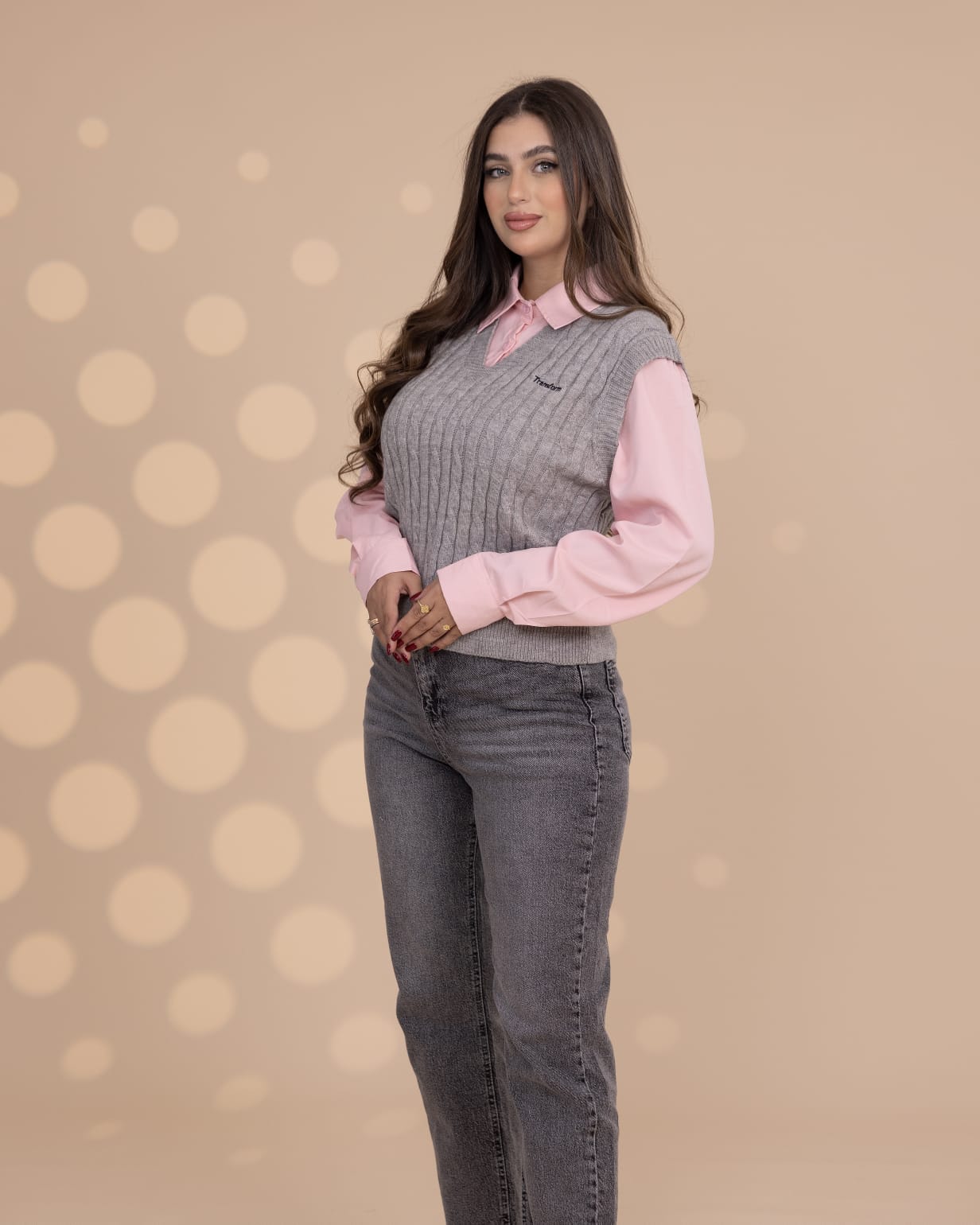 Chemise With Attached Vest