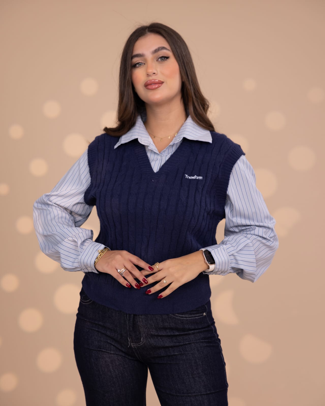 Chemise With Attached Vest