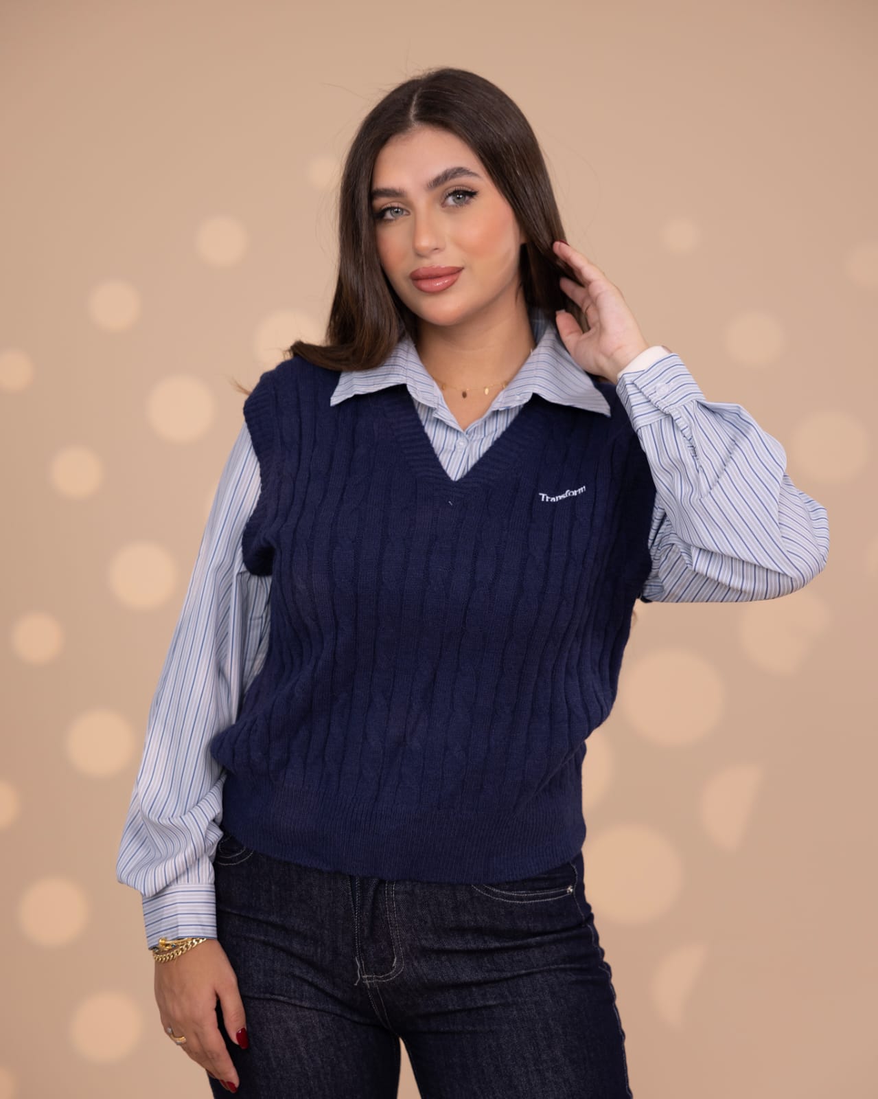 Chemise With Attached Vest