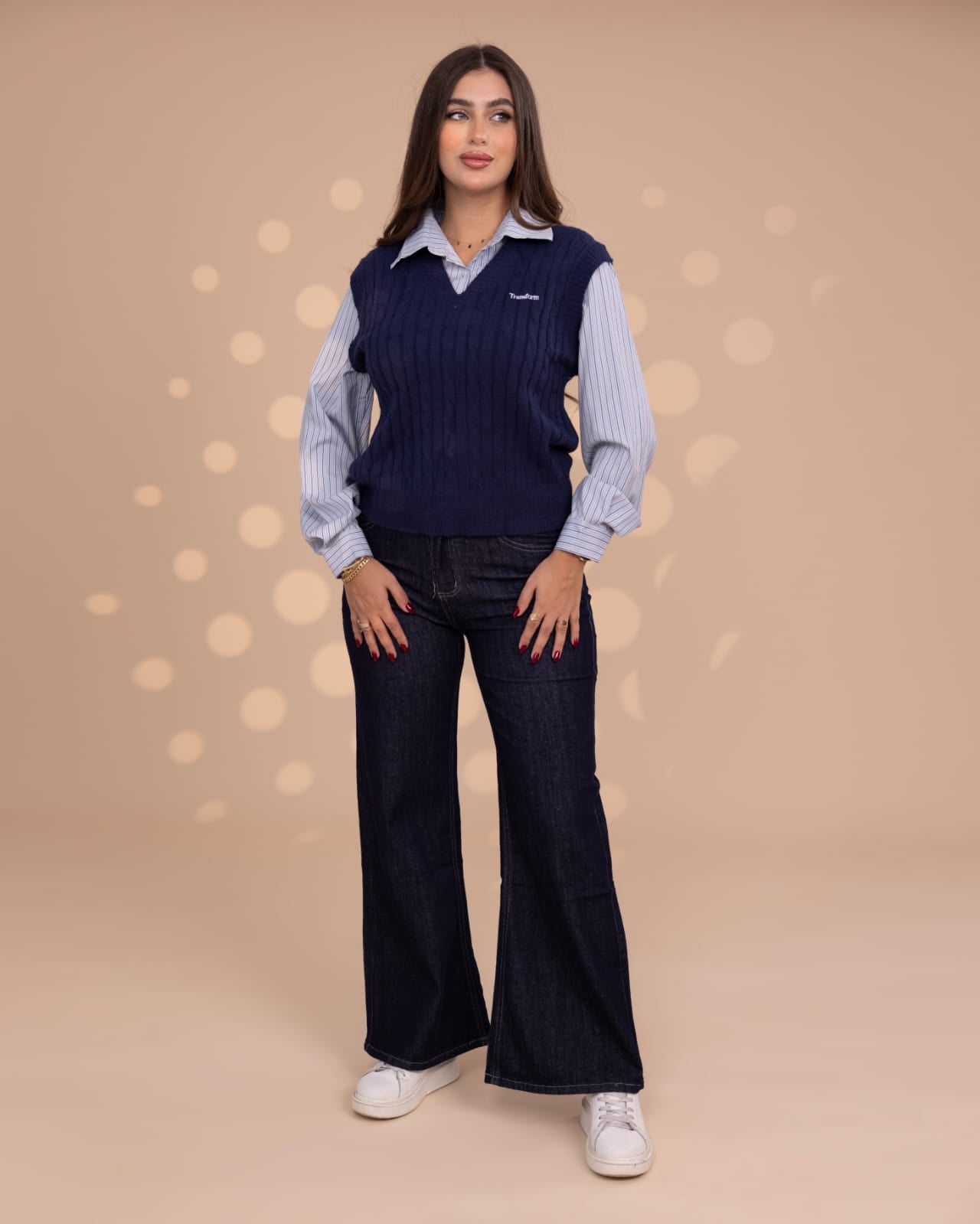 Chemise With Attached Vest