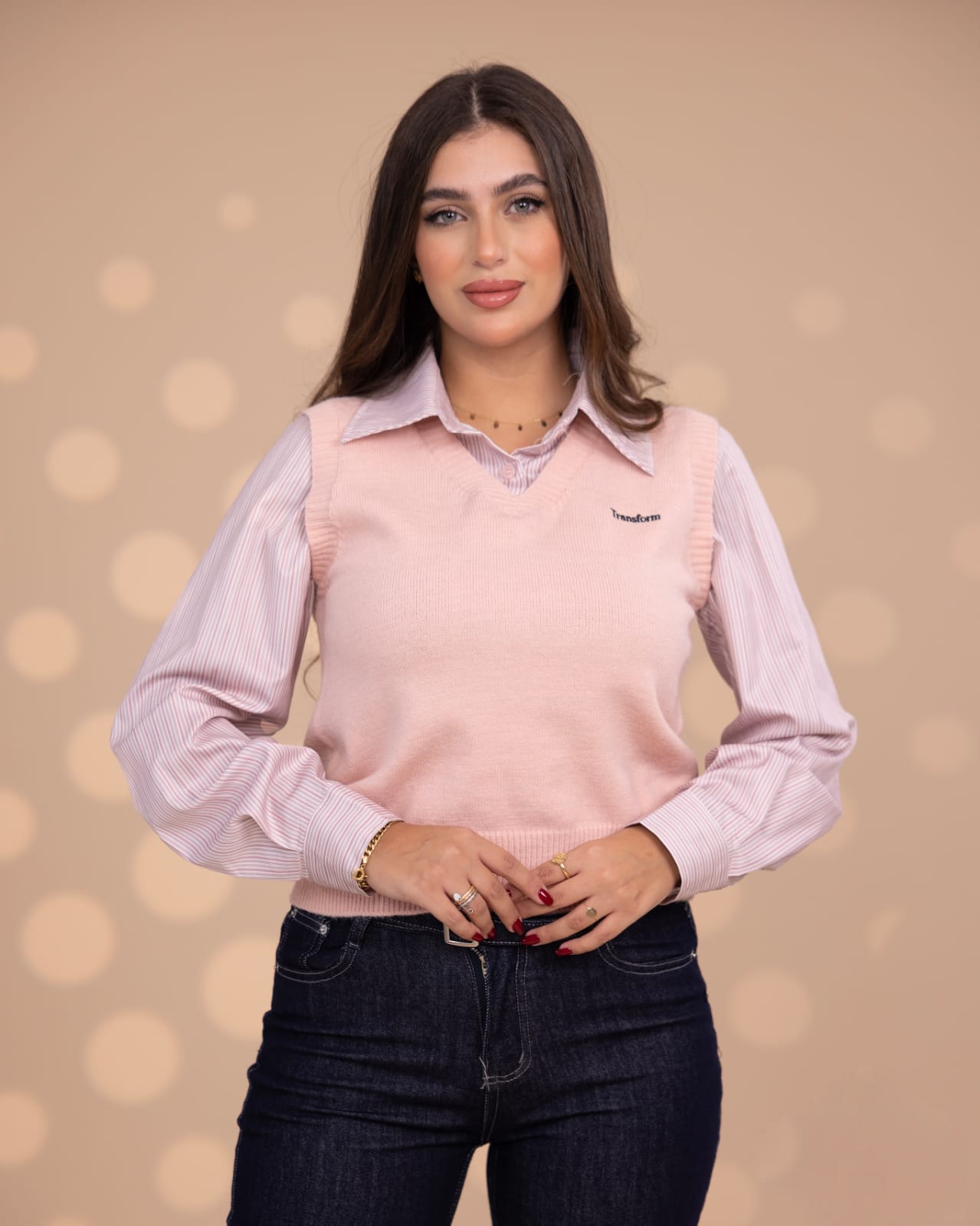 Chemise With Attached Vest