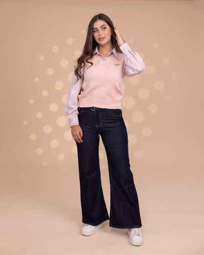 Chemise With Attached Vest