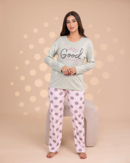 Long Sleeve Cotton Pajamas