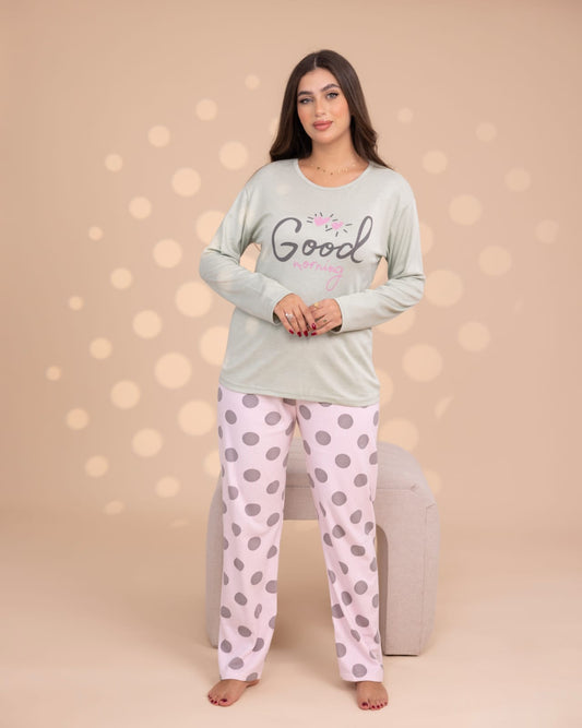 Long Sleeve Cotton Pajamas
