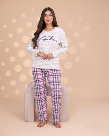 Long Sleeve Cotton Pajamas