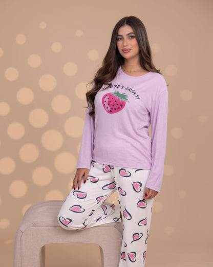 Long Sleeve Cotton Pajamas