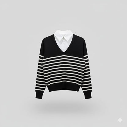 Chemise With Attached Vest