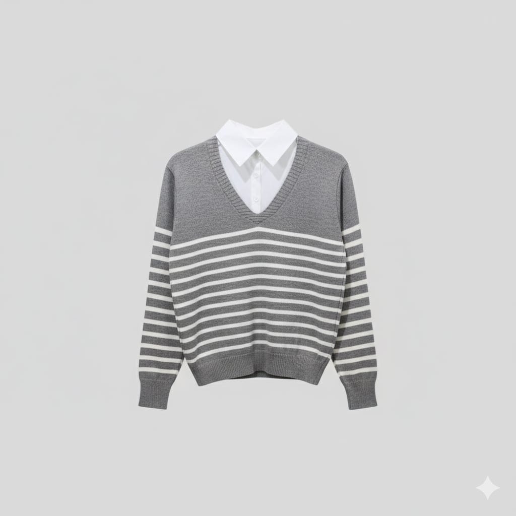 Chemise With Attached Vest