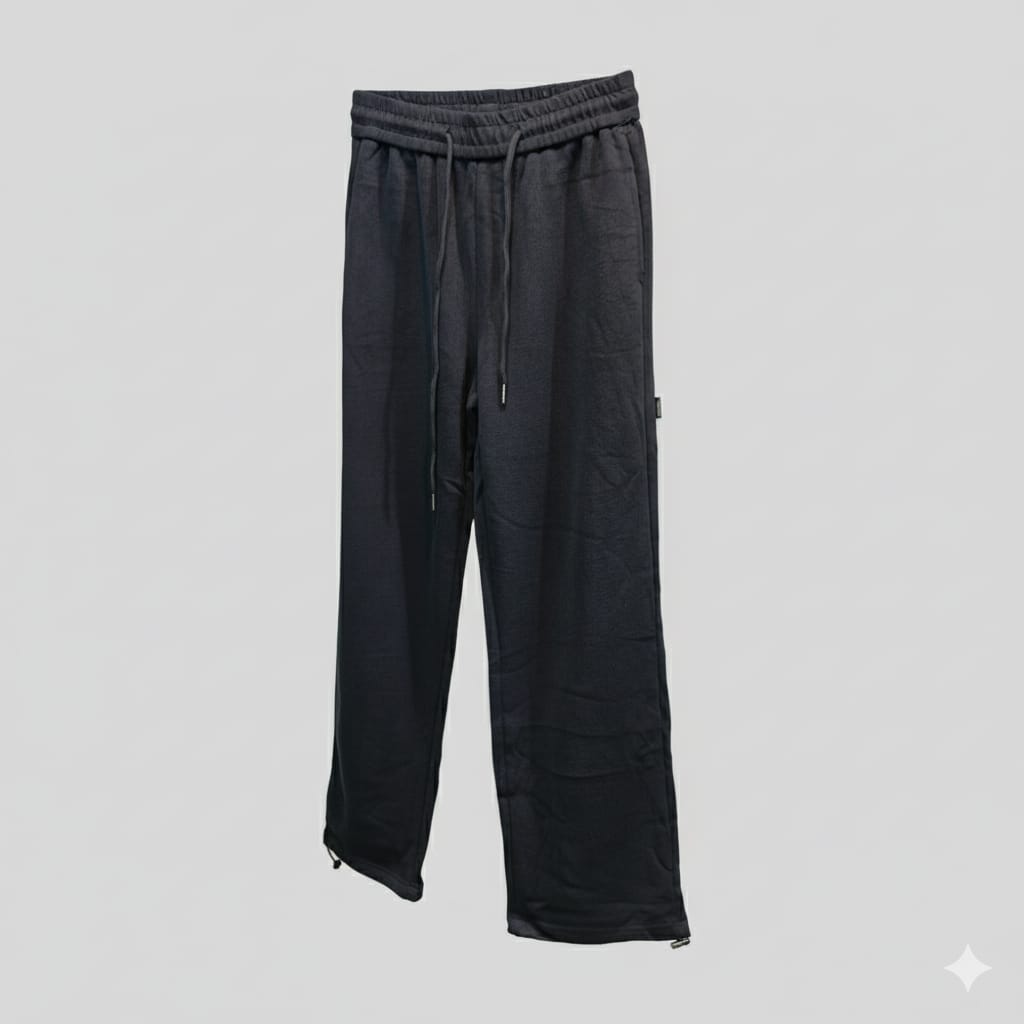 Wide Leg Cotton Sweatpants