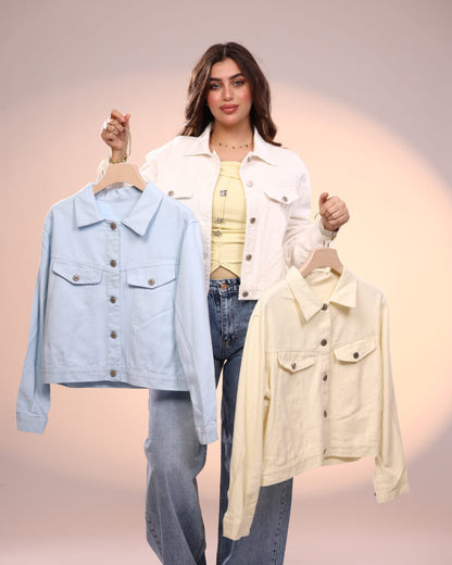 Colored Denim Jacket