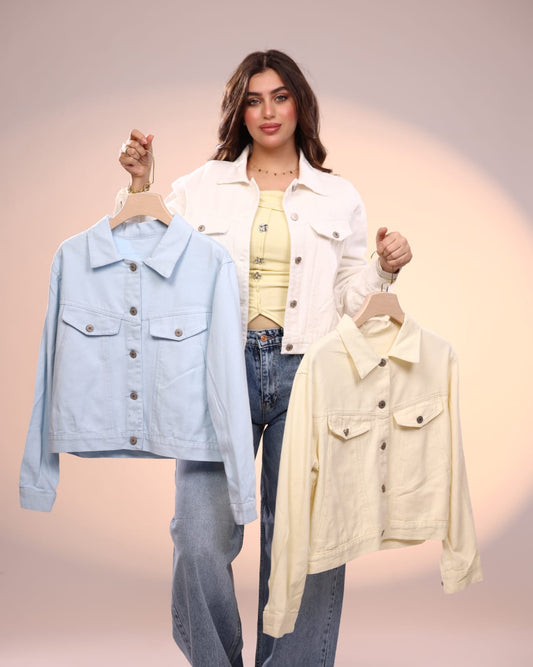 Colored Denim Jacket