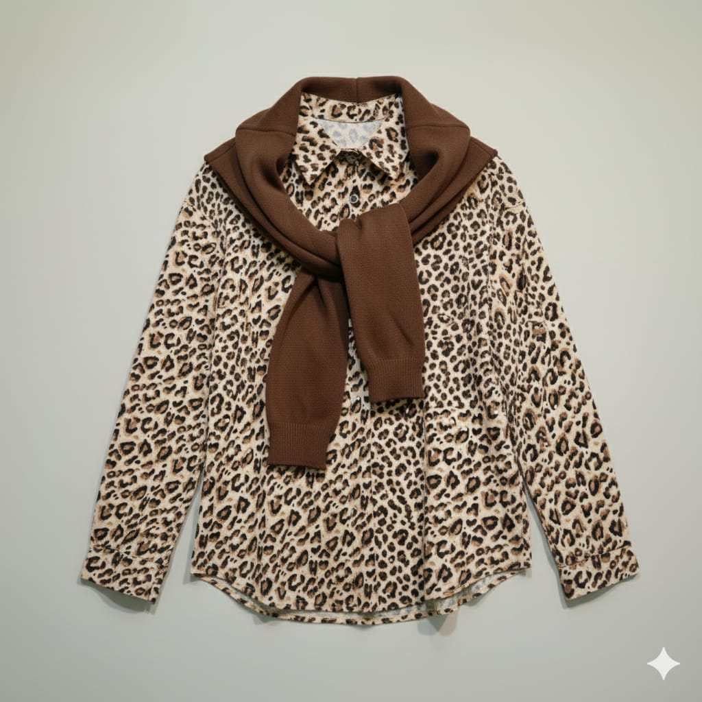Leopard Print Chemise